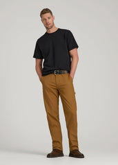 American Tall For Sale | LJ&S Heavyweight Relaxed Fit Tee for Tall Men in Vintage Black