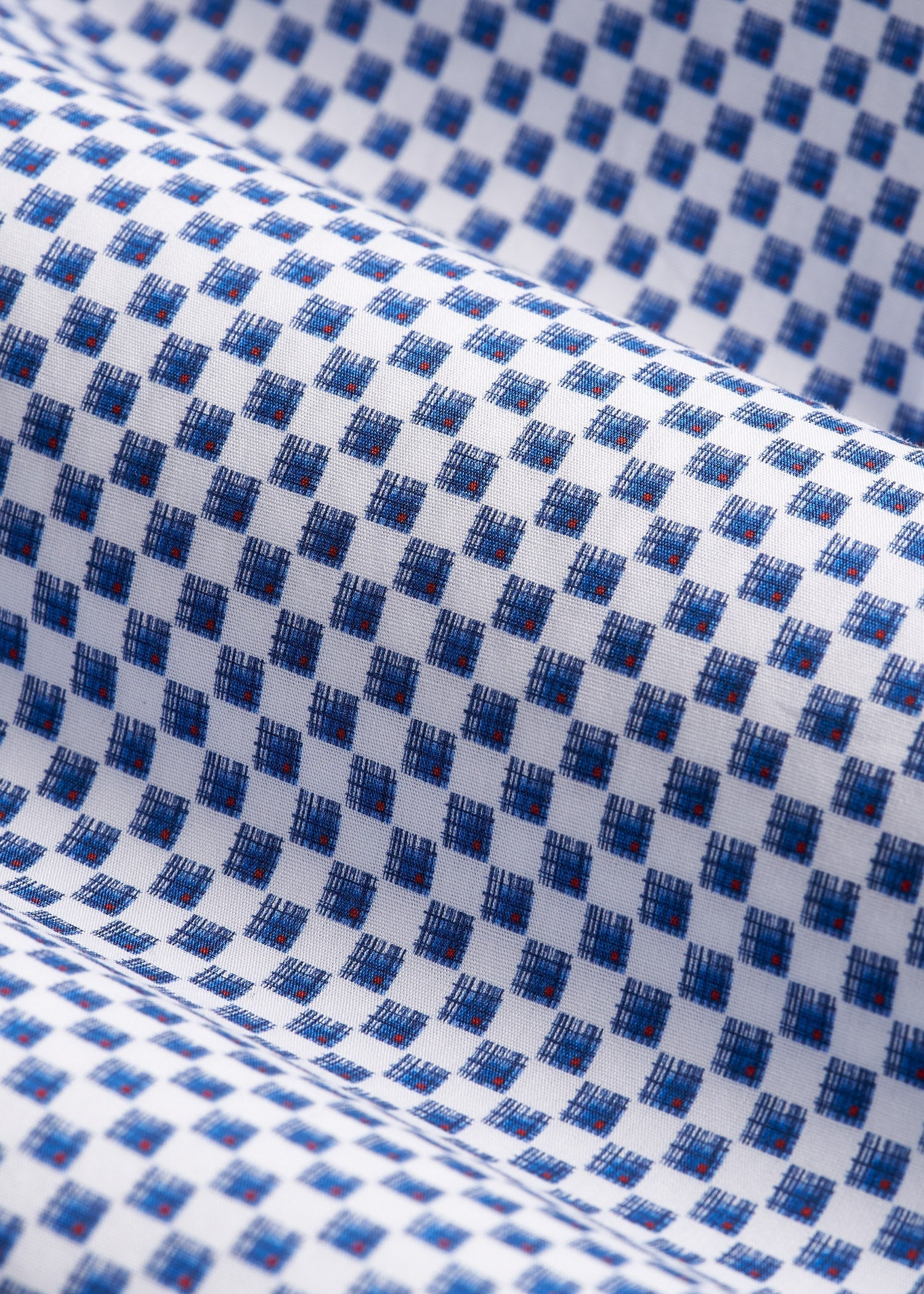 American Tall Discount | Premium Dress Shirt for Tall Men in Blues Check