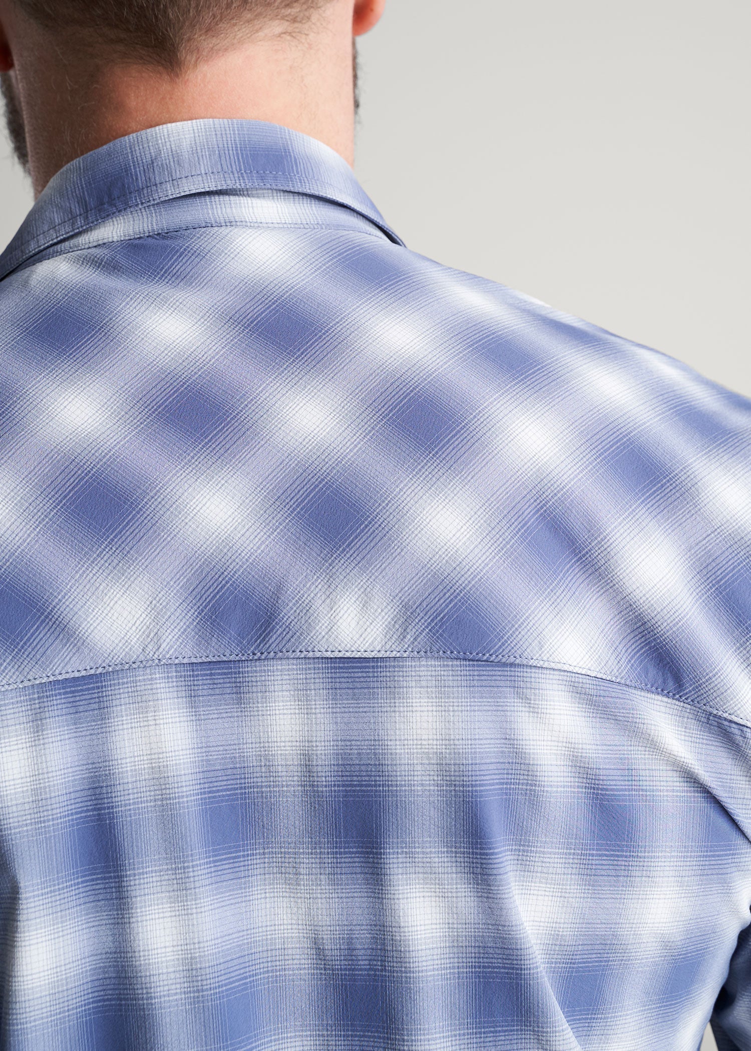 American Tall Sale | Ultra Lightweight Snap-Front Shirt for Tall Men in Open Sky