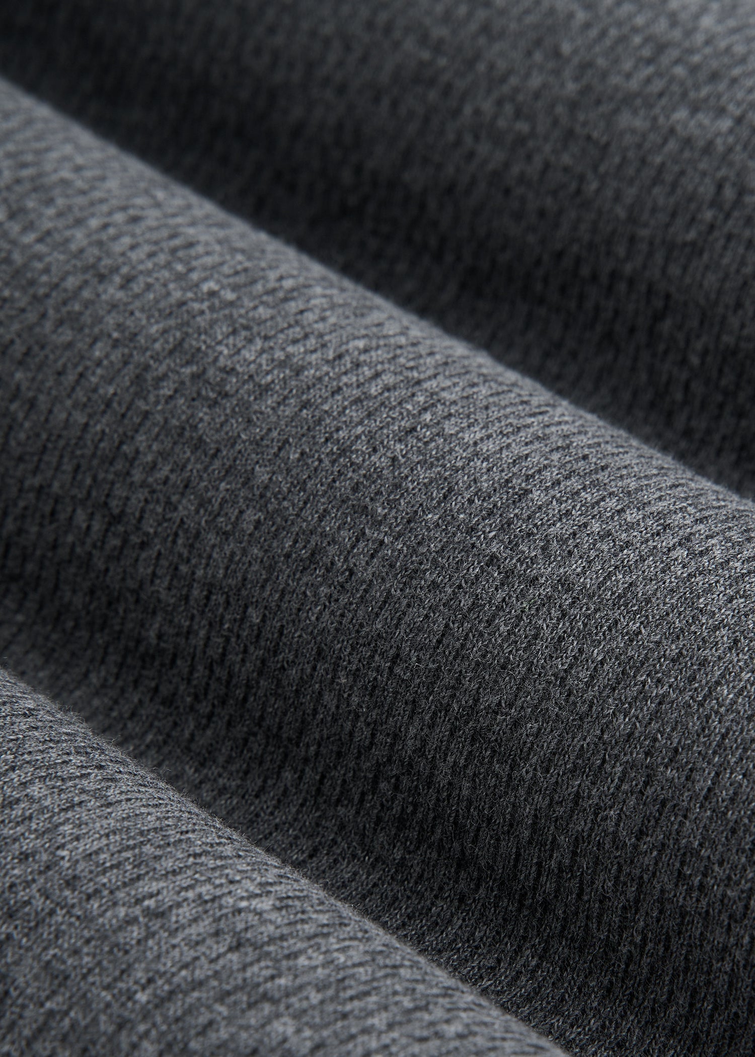 American Tall Online | Double Honeycomb Thermal Crewneck  for Tall Men in Charcoal Mix