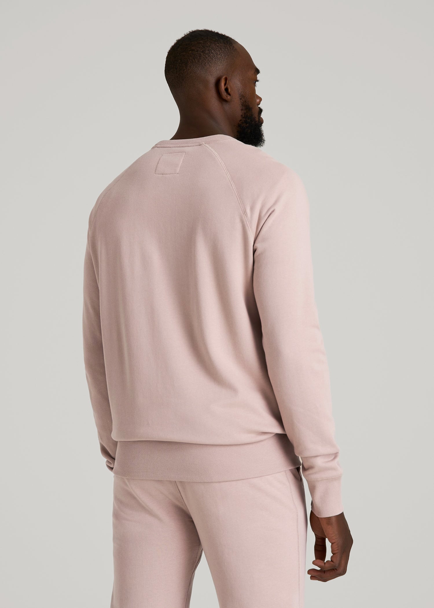 American Tall Online Shop | Wearever 2.0 French Terry Crewneck Sweatshirt for Tall Men in Desert Rose