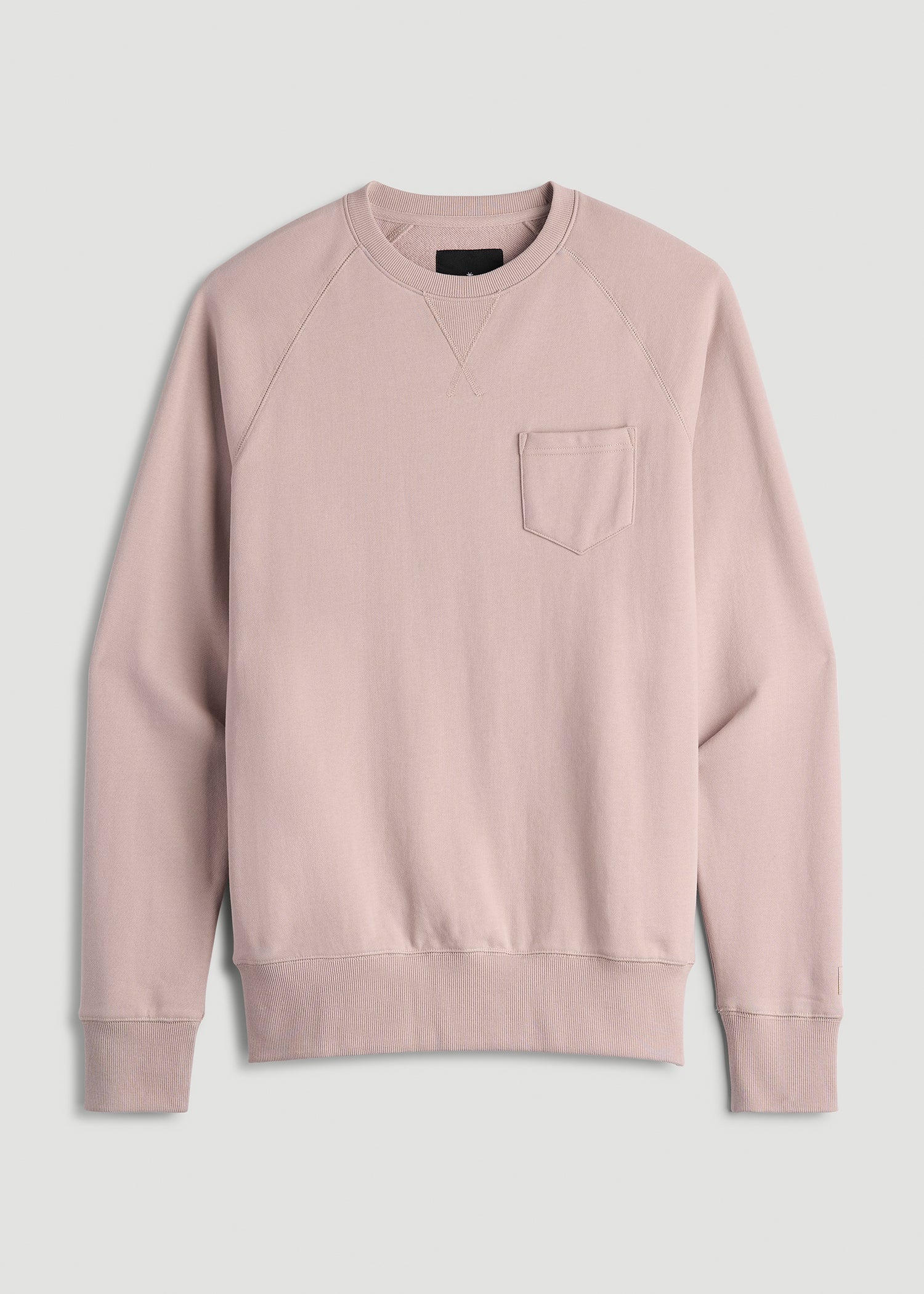 American Tall Online Shop | Wearever 2.0 French Terry Crewneck Sweatshirt for Tall Men in Desert Rose