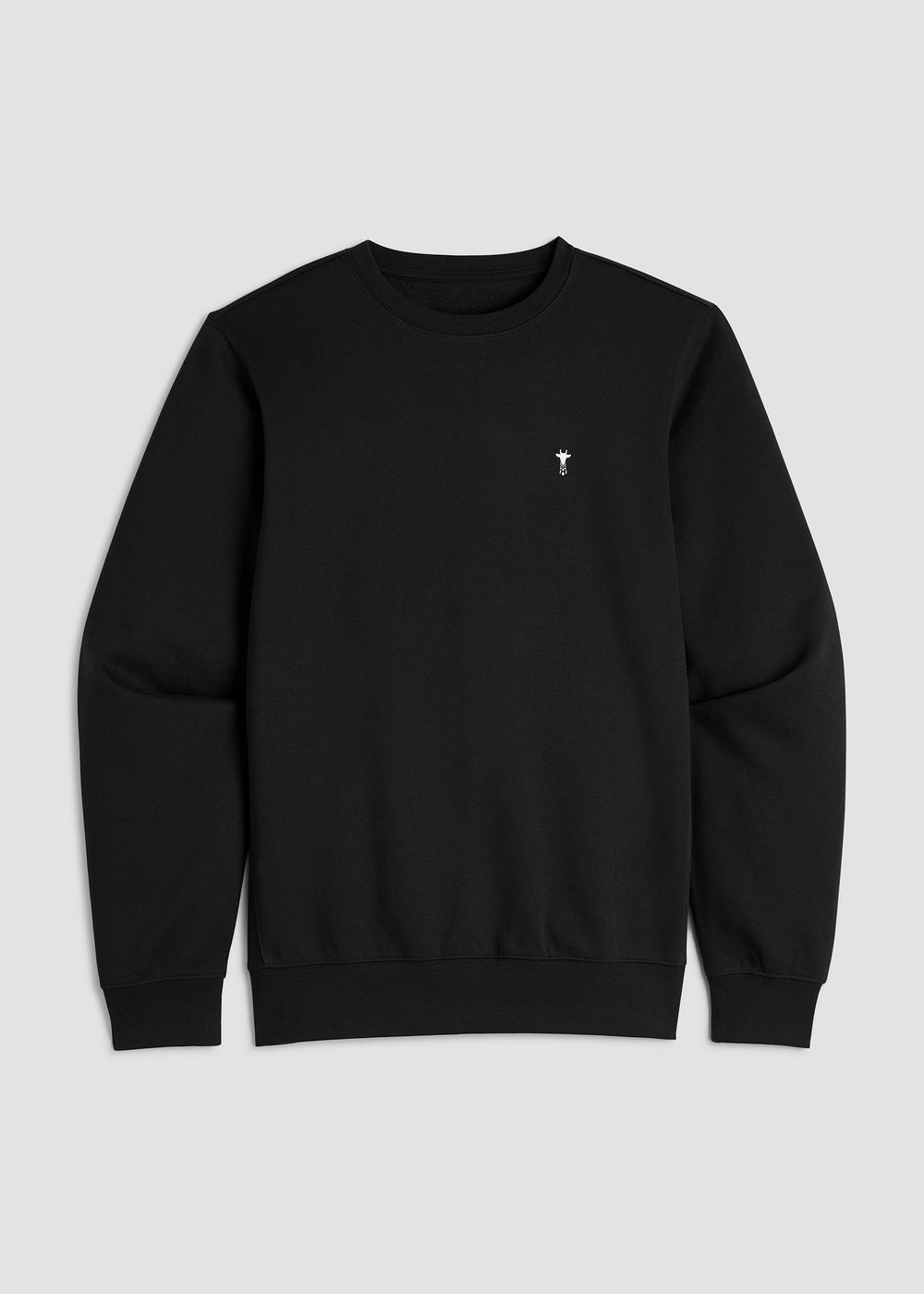 American Tall Online Shop | Core Motion Fleece Crewneck for Tall Men in Black