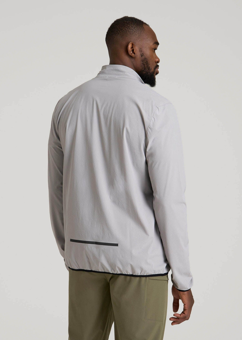 American Tall For Sale | Softshell Jacket for Outdoor Training for Tall Men in Light Grey