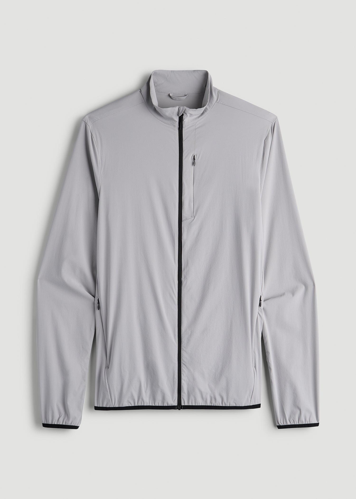 American Tall For Sale | Softshell Jacket for Outdoor Training for Tall Men in Light Grey