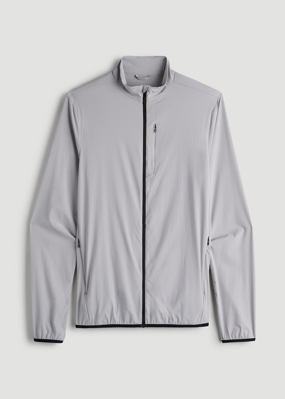 American Tall For Sale | Softshell Jacket for Outdoor Training for Tall Men in Light Grey
