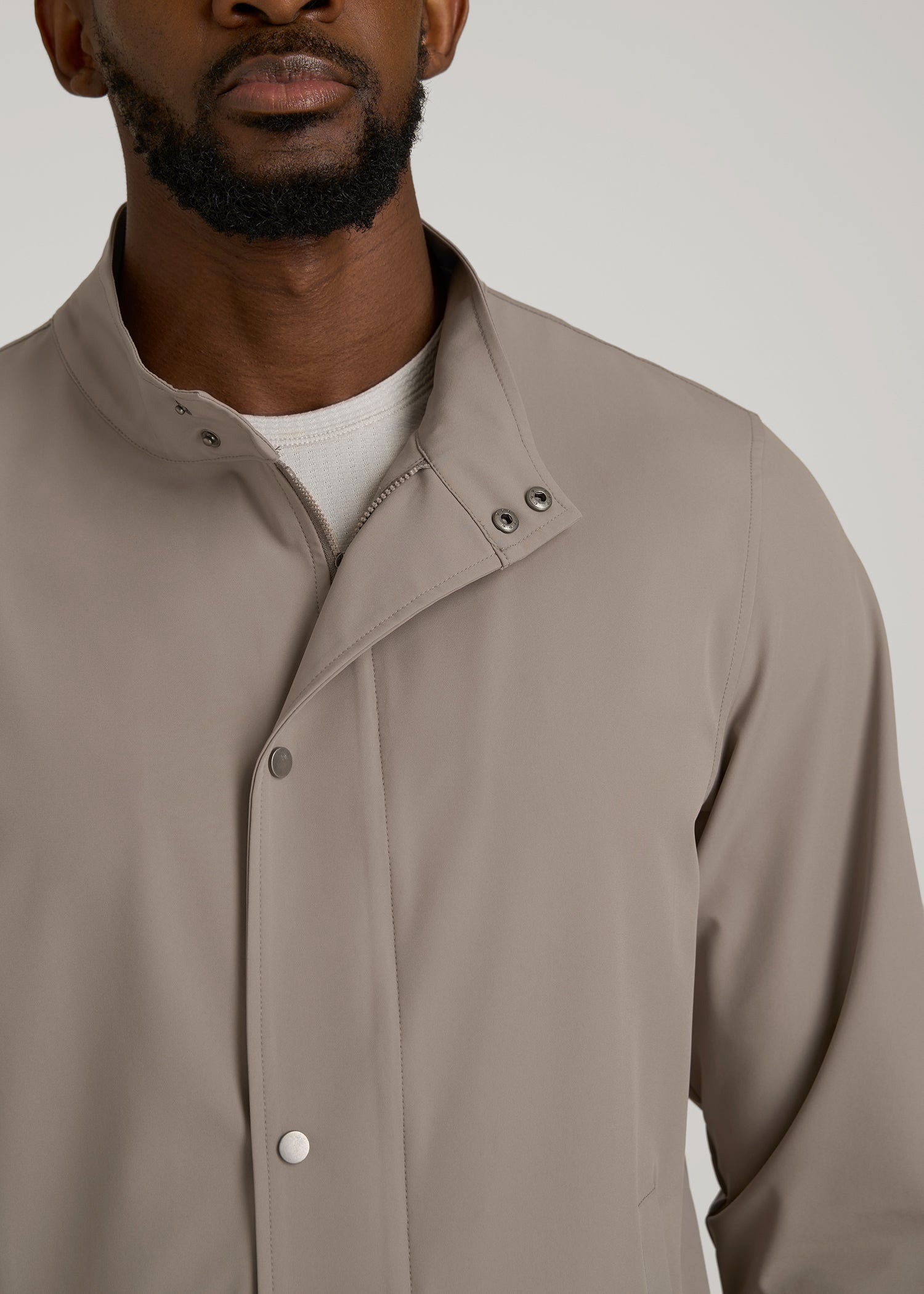 American Tall Discount | Motion Bomber Jacket for Tall Men in Portobello