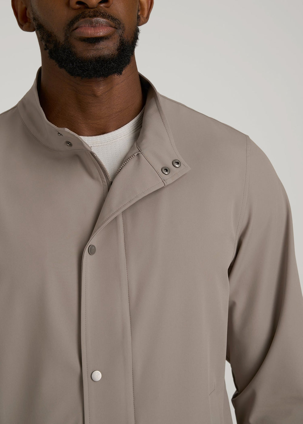 American Tall Discount | Motion Bomber Jacket for Tall Men in Portobello