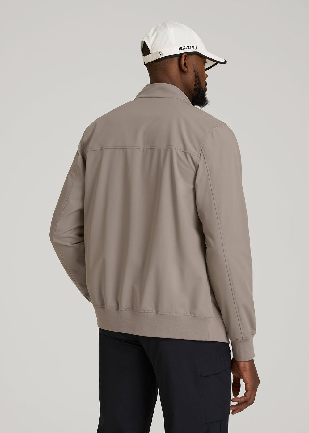 American Tall Discount | Motion Bomber Jacket for Tall Men in Portobello