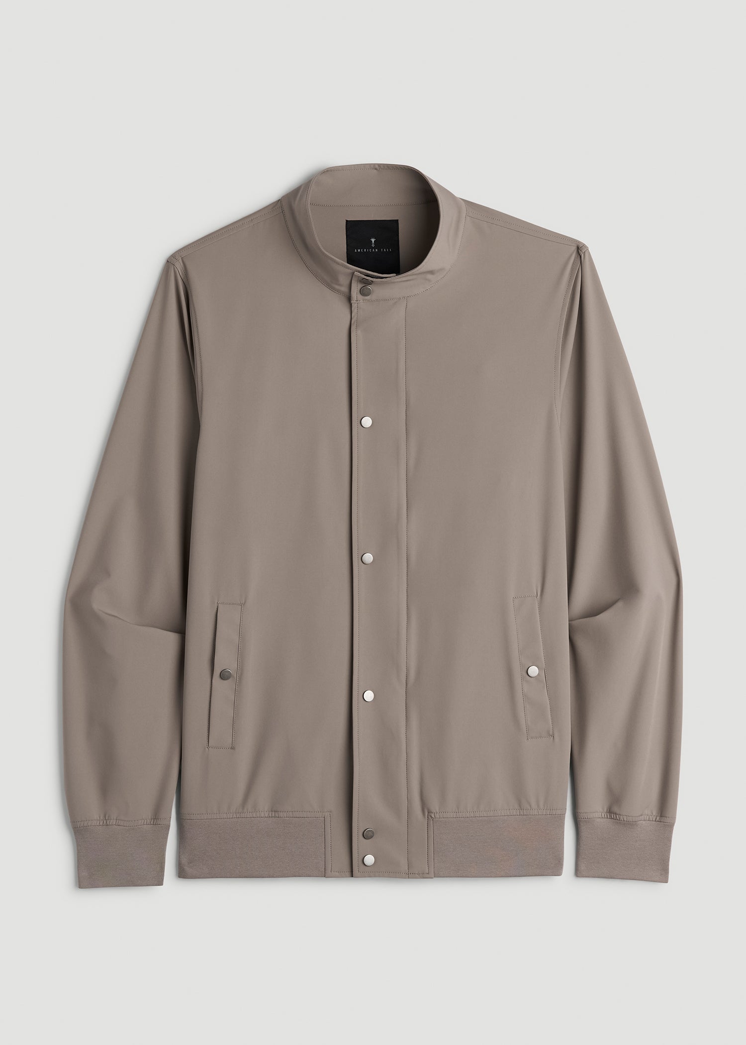 American Tall Discount | Motion Bomber Jacket for Tall Men in Portobello