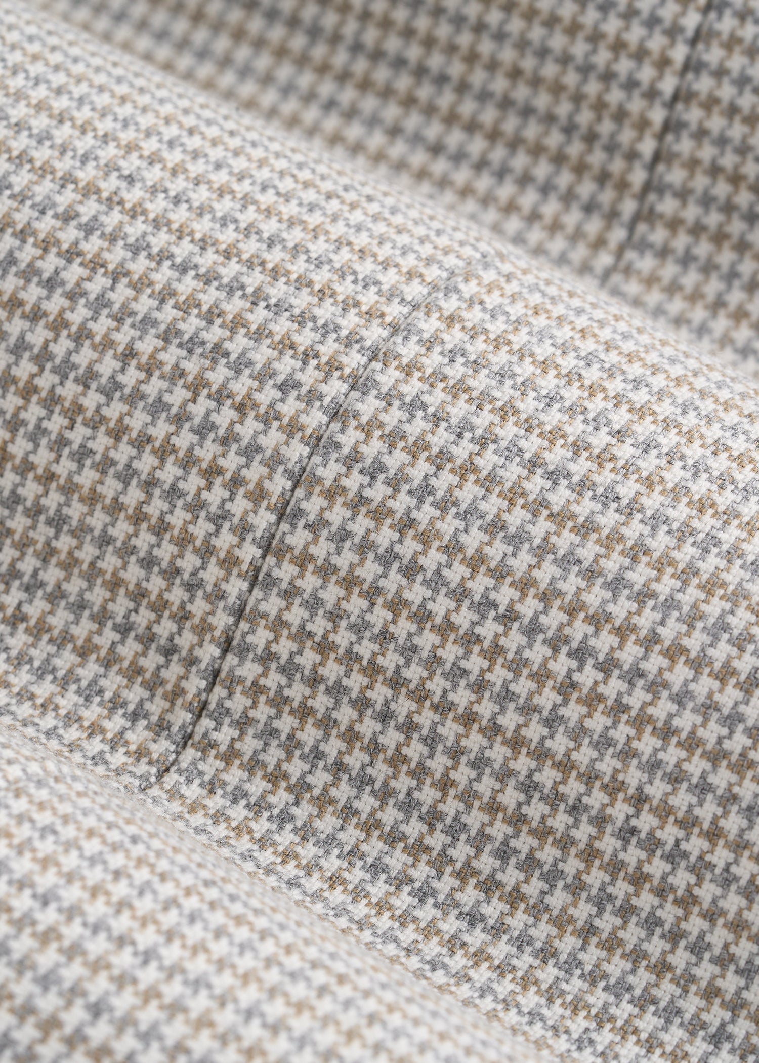 American Tall Outlet | Core Blazer for Tall Men in Beige and Grey Houndstooth