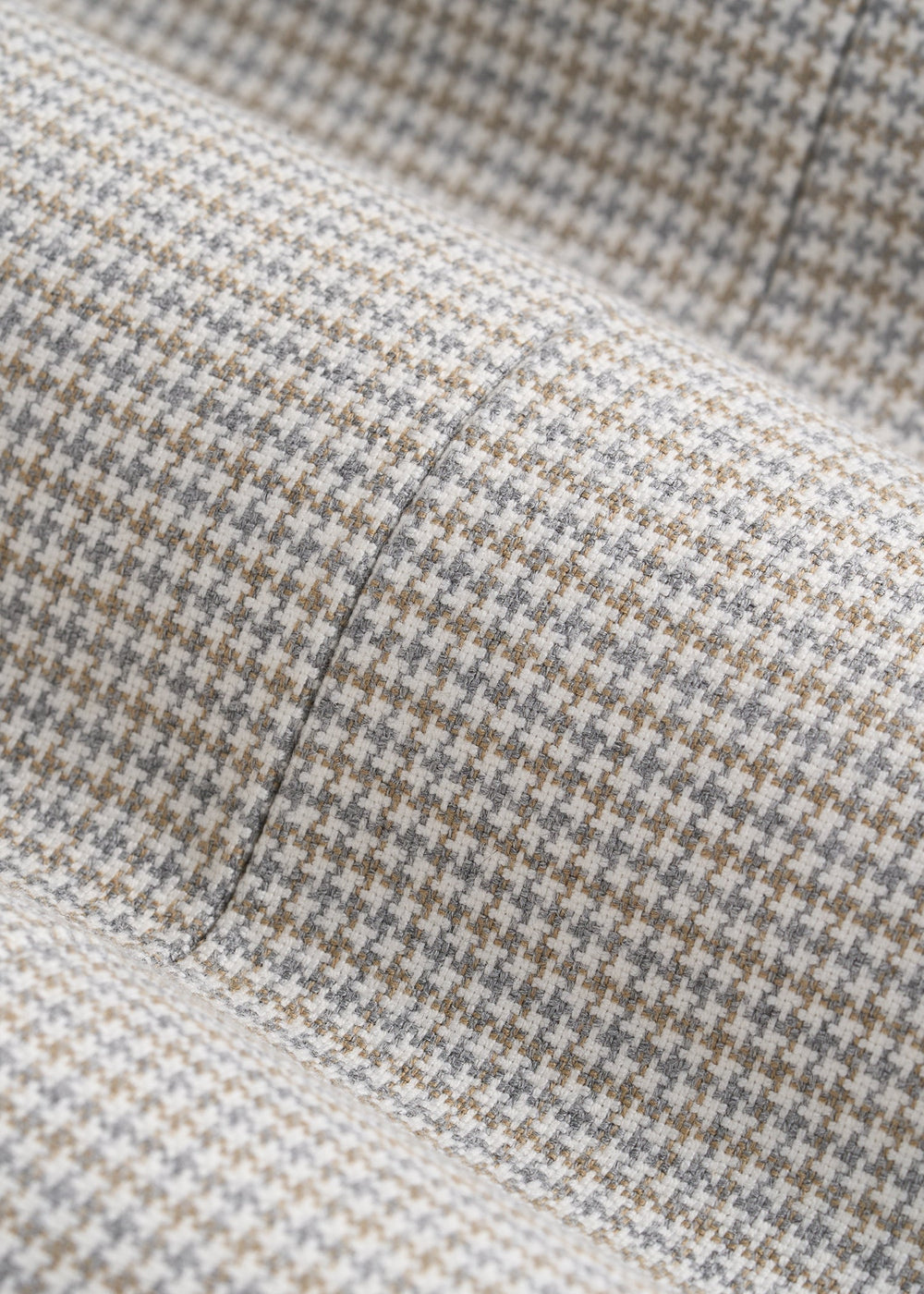 American Tall Outlet | Core Blazer for Tall Men in Beige and Grey Houndstooth