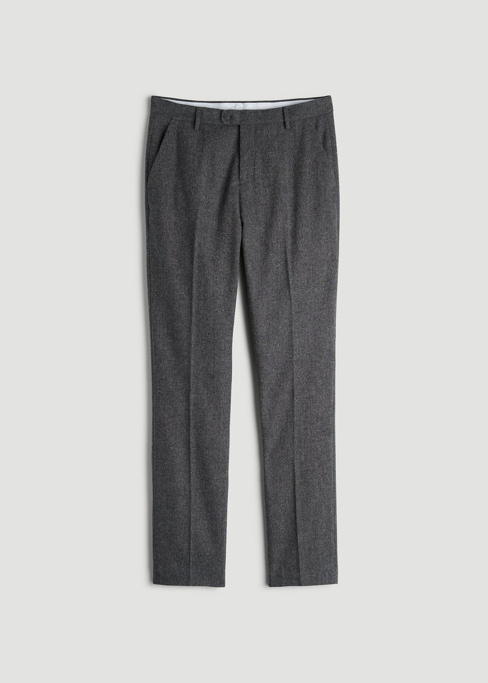 American Tall Online | Wool Blend Dress Pants for Tall Men in Anthracite Tweed