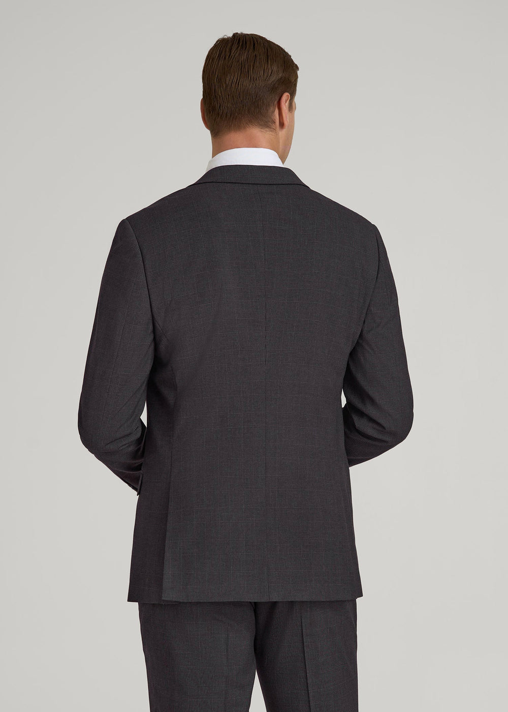 American Tall Sale | Suit Jacket for Tall Men in Charcoal Plaid
