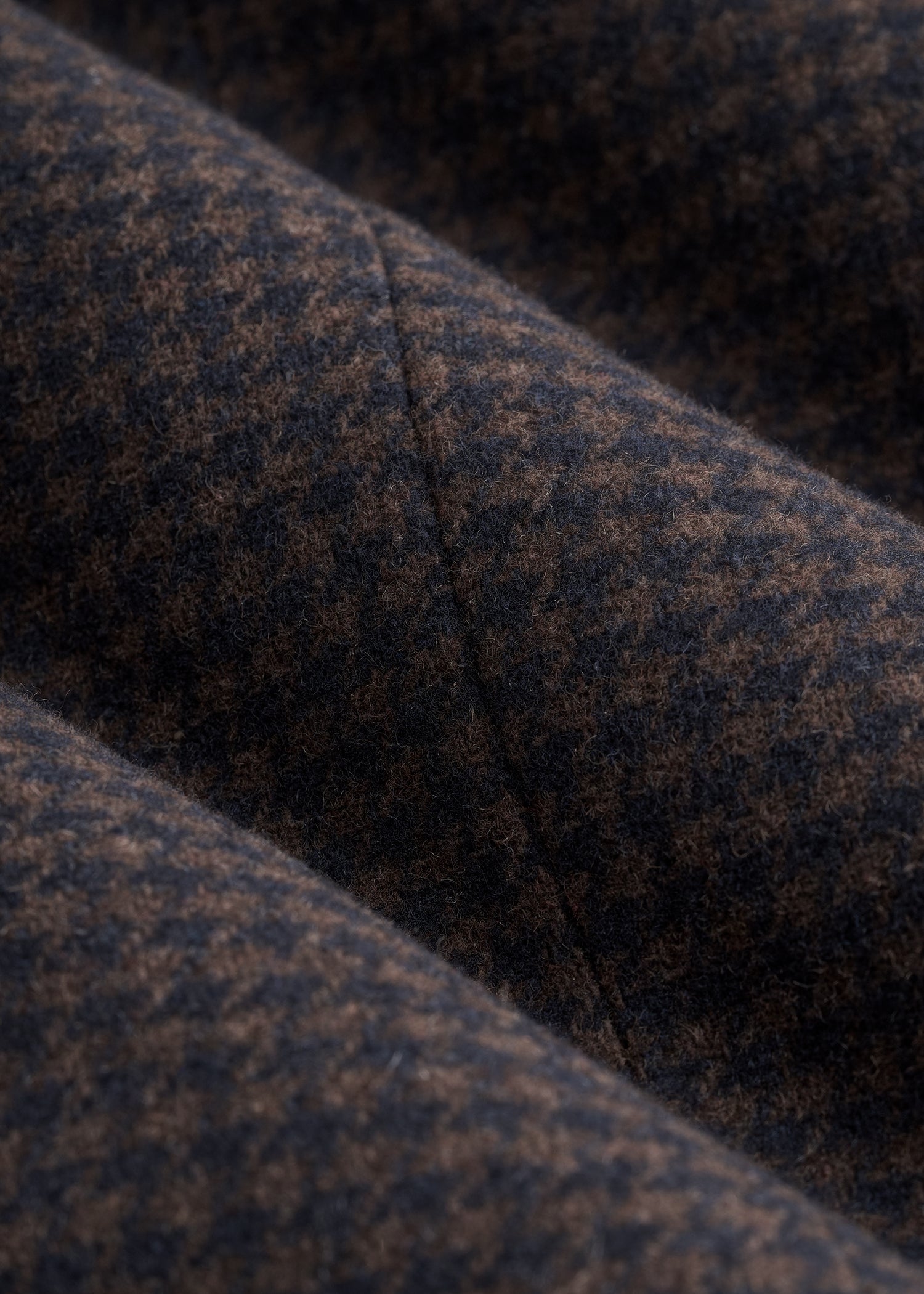 American Tall Outlet | Wool Blend Blazer for Tall Men in Indigo and Brown Houndstooth