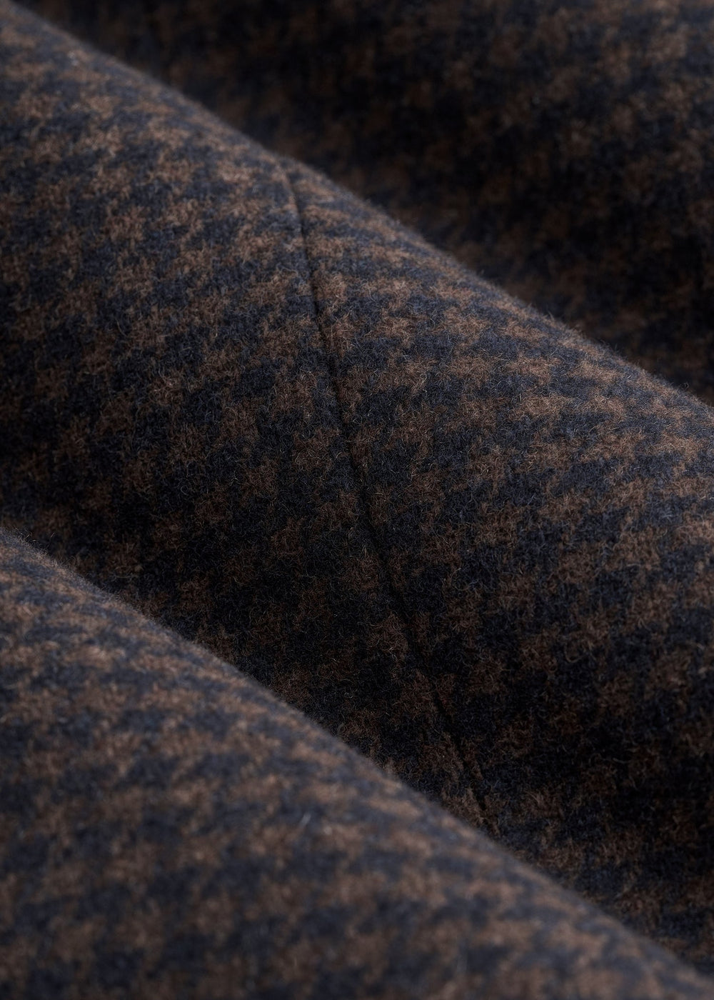 American Tall Outlet | Wool Blend Blazer for Tall Men in Indigo and Brown Houndstooth