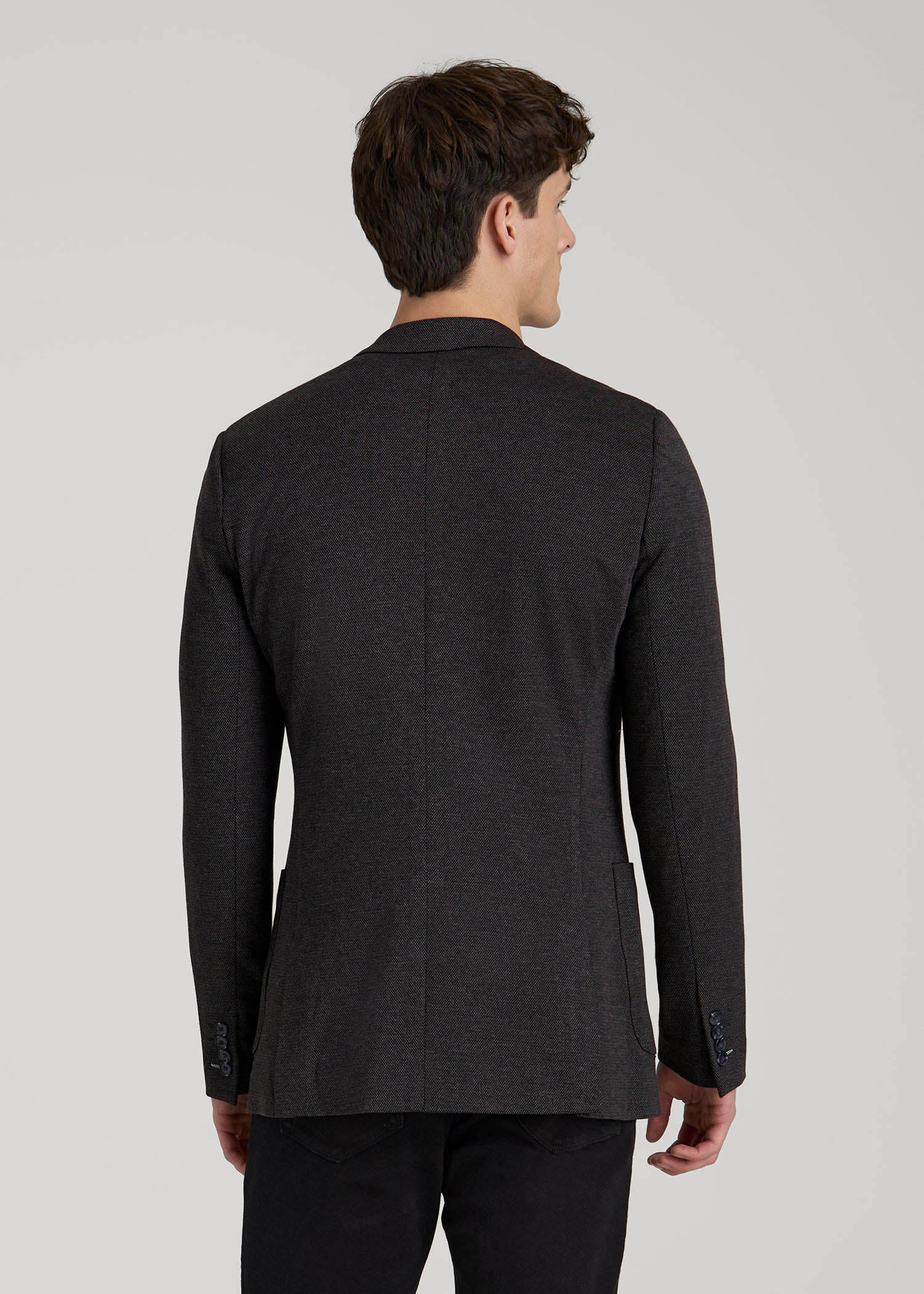 American Tall Online Shop | Core Blazer for Tall Men in Black Silver Mix