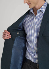 American Tall Discount | Core Blazer for Tall Men in Blue Steel