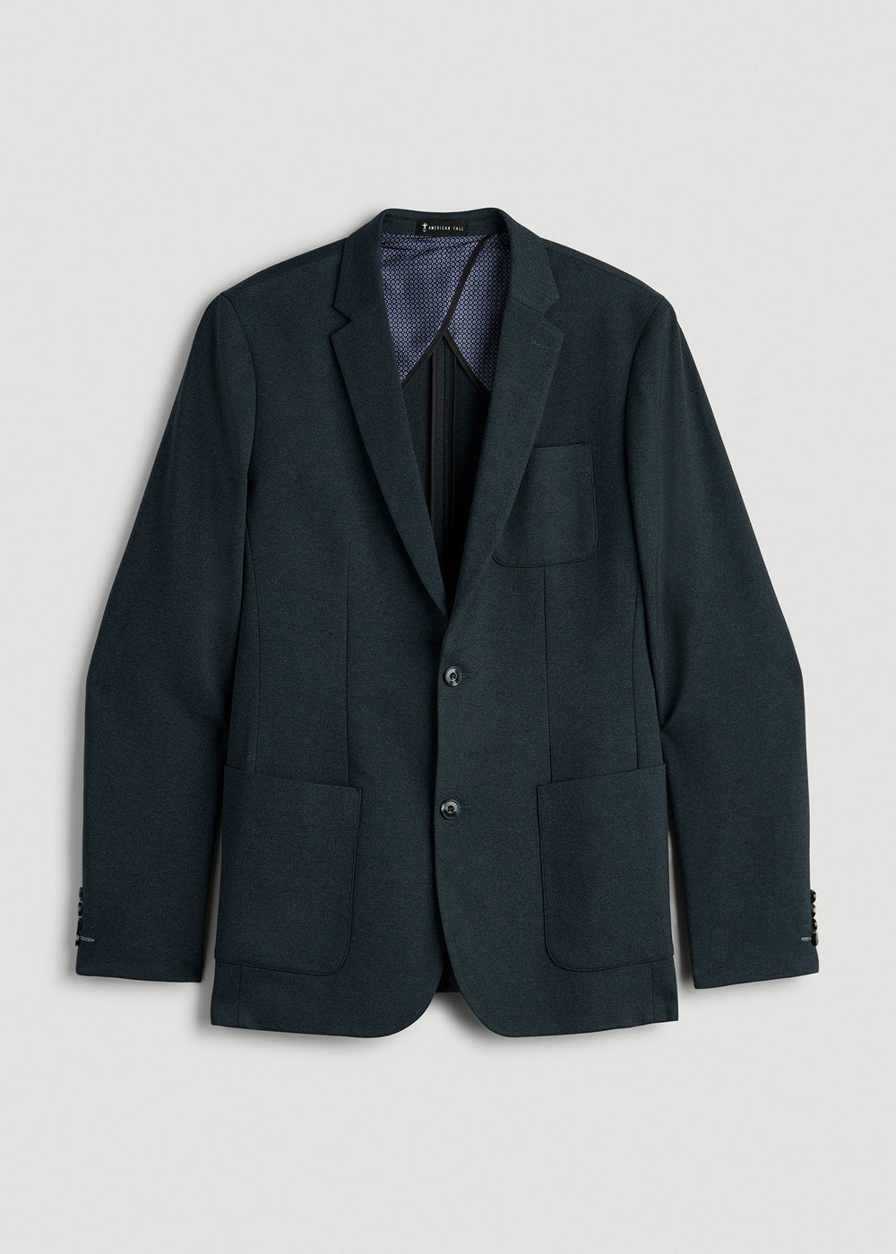 American Tall Discount | Core Blazer for Tall Men in Blue Steel