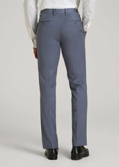 American Tall Online | Suit Trousers for Tall Men in Blue Slate