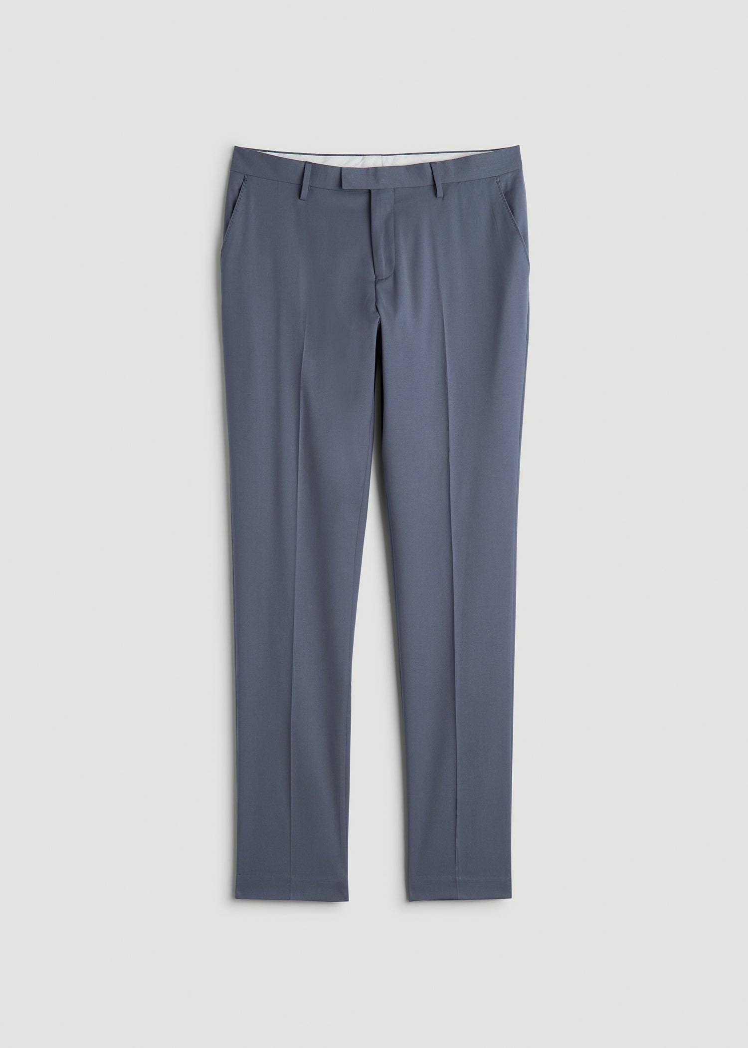 American Tall Online | Suit Trousers for Tall Men in Blue Slate