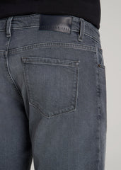 American Tall For Sale | Americana Collection Carman Tapered Fit Jeans For Tall Men in Wolf Grey