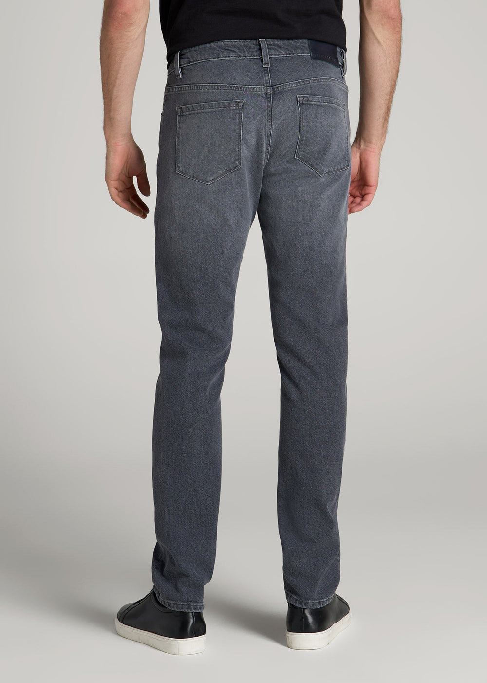 American Tall For Sale | Americana Collection Carman Tapered Fit Jeans For Tall Men in Wolf Grey