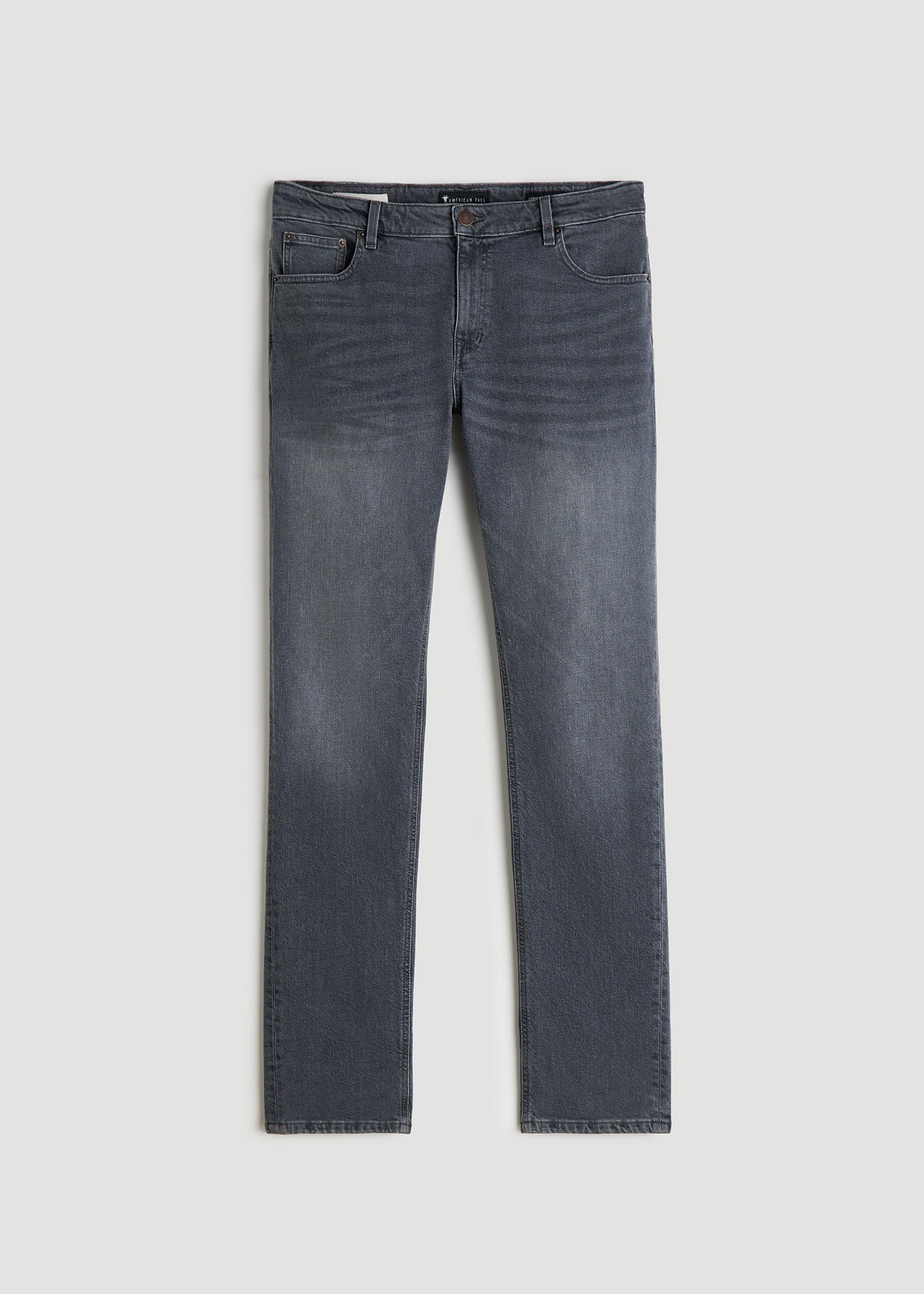 American Tall For Sale | Americana Collection Carman Tapered Fit Jeans For Tall Men in Wolf Grey