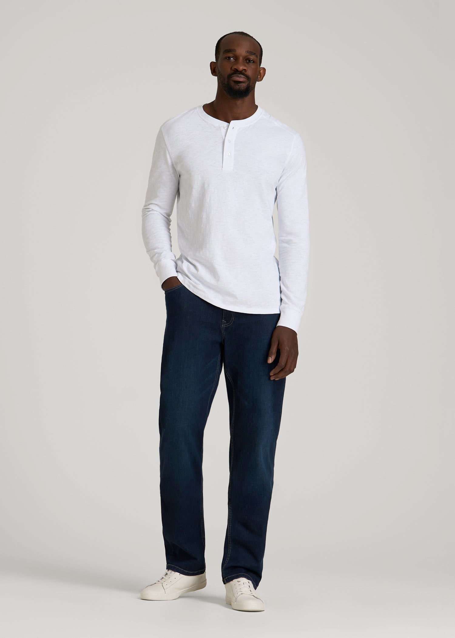 American Tall Online Shop | Mason Relaxed Fit Jeans for Tall Men in Blue Steel