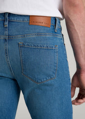 American Tall Discount | Americana Collection Dylan Slim Fit Jeans For Tall Men in Sail Blue