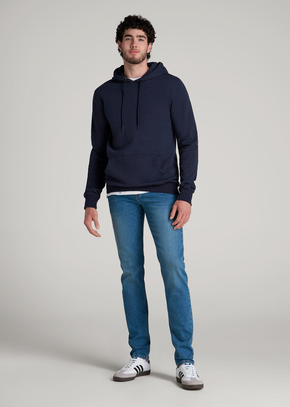 American Tall Discount | Americana Collection Dylan Slim Fit Jeans For Tall Men in Sail Blue