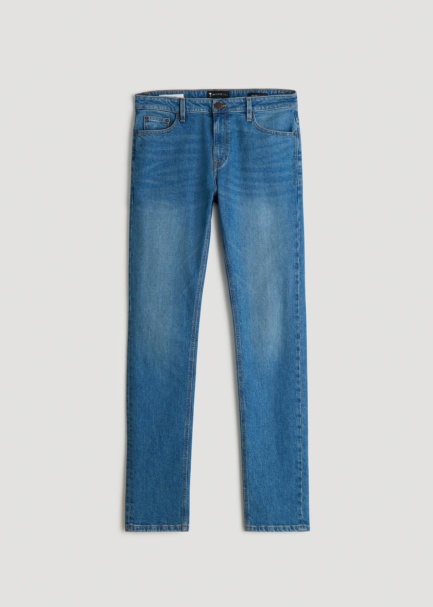 American Tall Discount | Americana Collection Dylan Slim Fit Jeans For Tall Men in Sail Blue