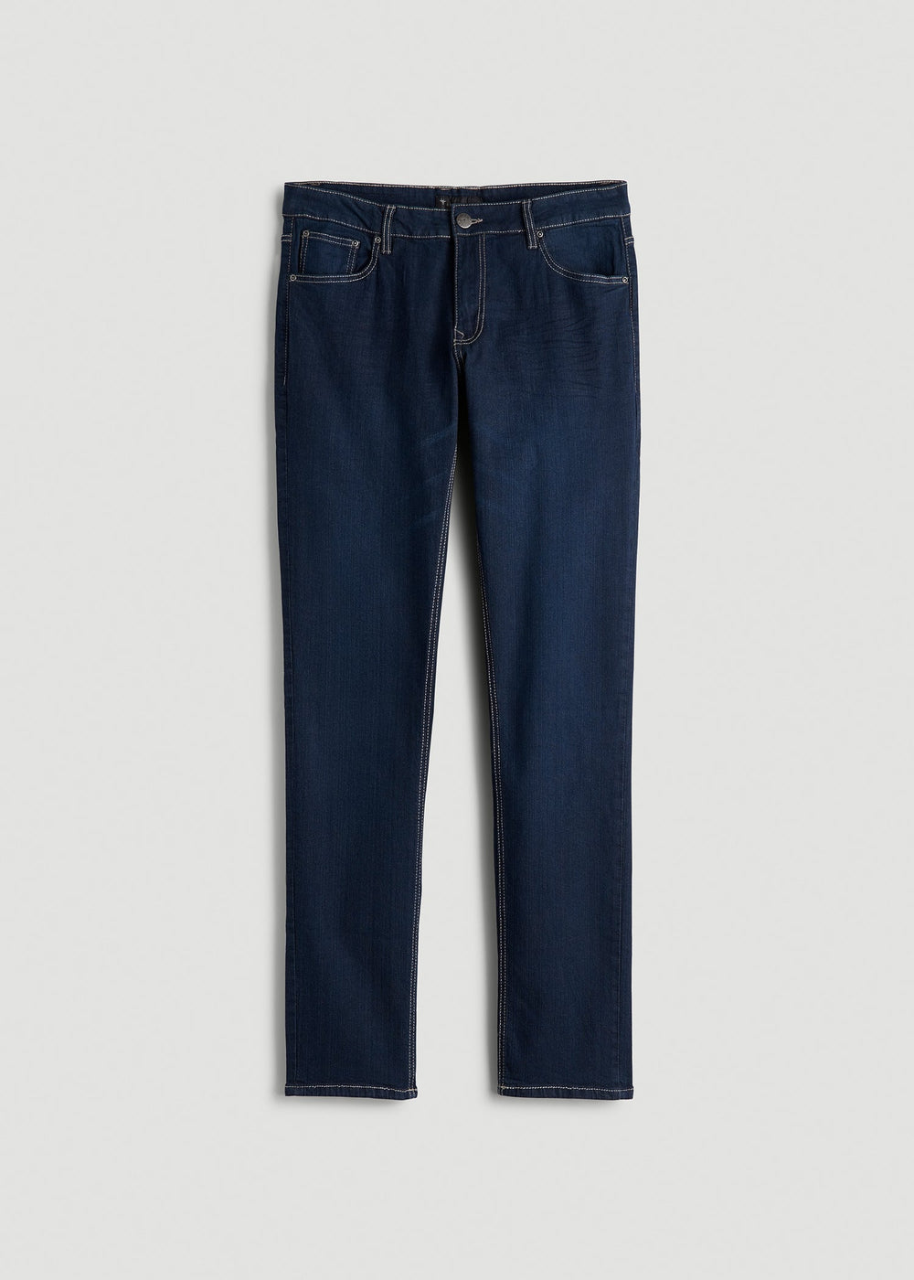 American Tall Sale | Carman TAPERED Jeans for Tall Men in Blue Steel