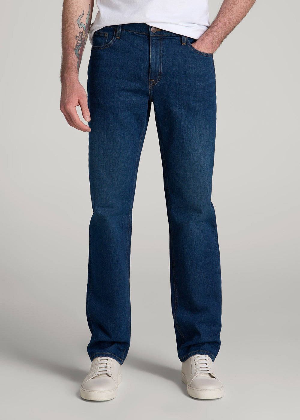 American Tall For Sale | Americana Collection J1 Straight Fit Jeans For Tall Men in Crown Blue