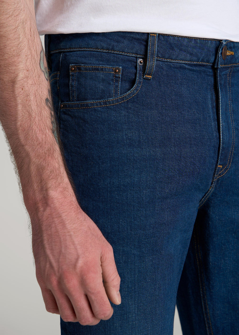American Tall For Sale | Americana Collection J1 Straight Fit Jeans For Tall Men in Crown Blue
