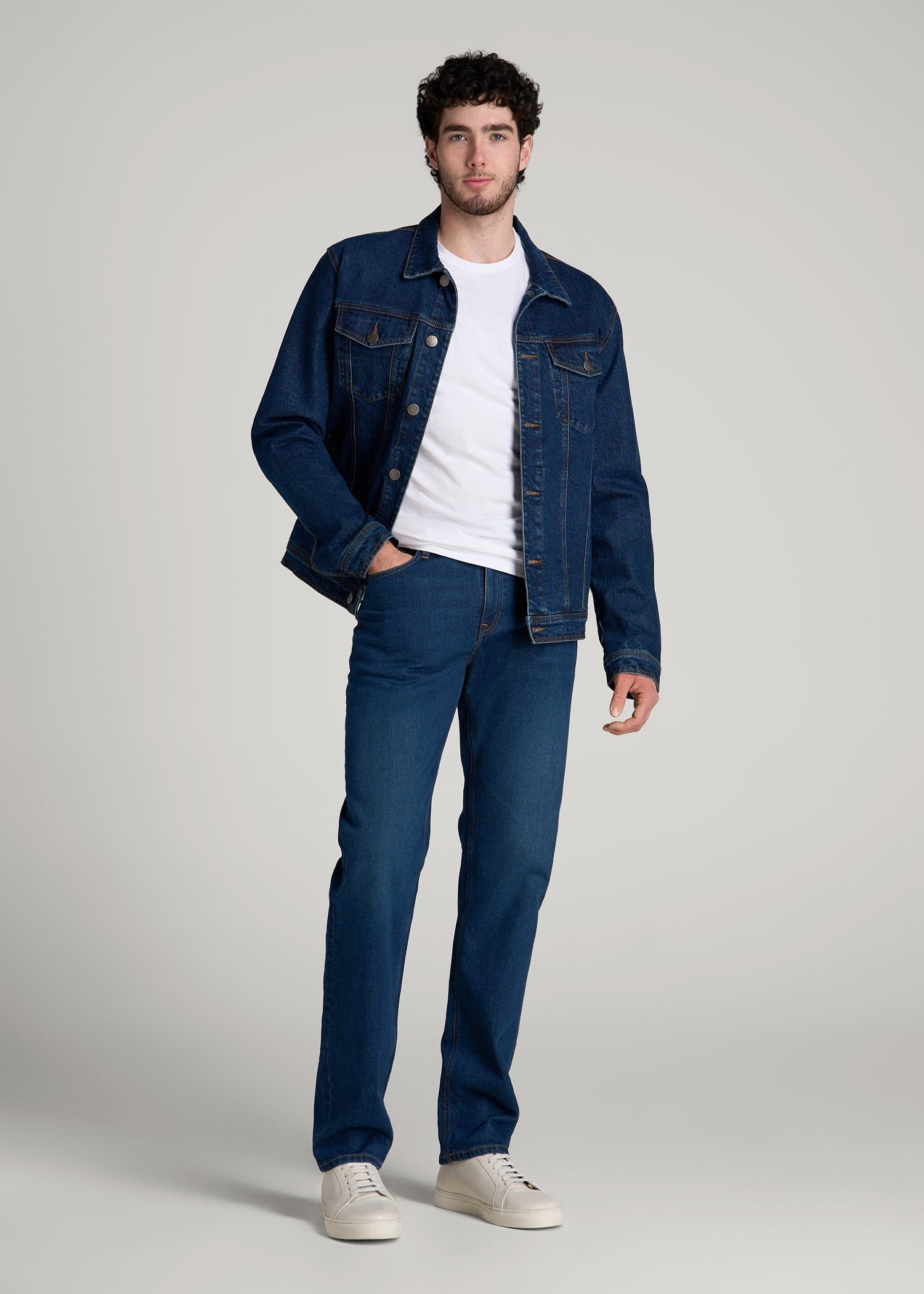 American Tall For Sale | Americana Collection J1 Straight Fit Jeans For Tall Men in Crown Blue