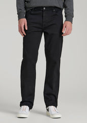 American Tall Online Shop | A.T. Basics Men's J1 Straight Fit Jeans for Tall Men in Black