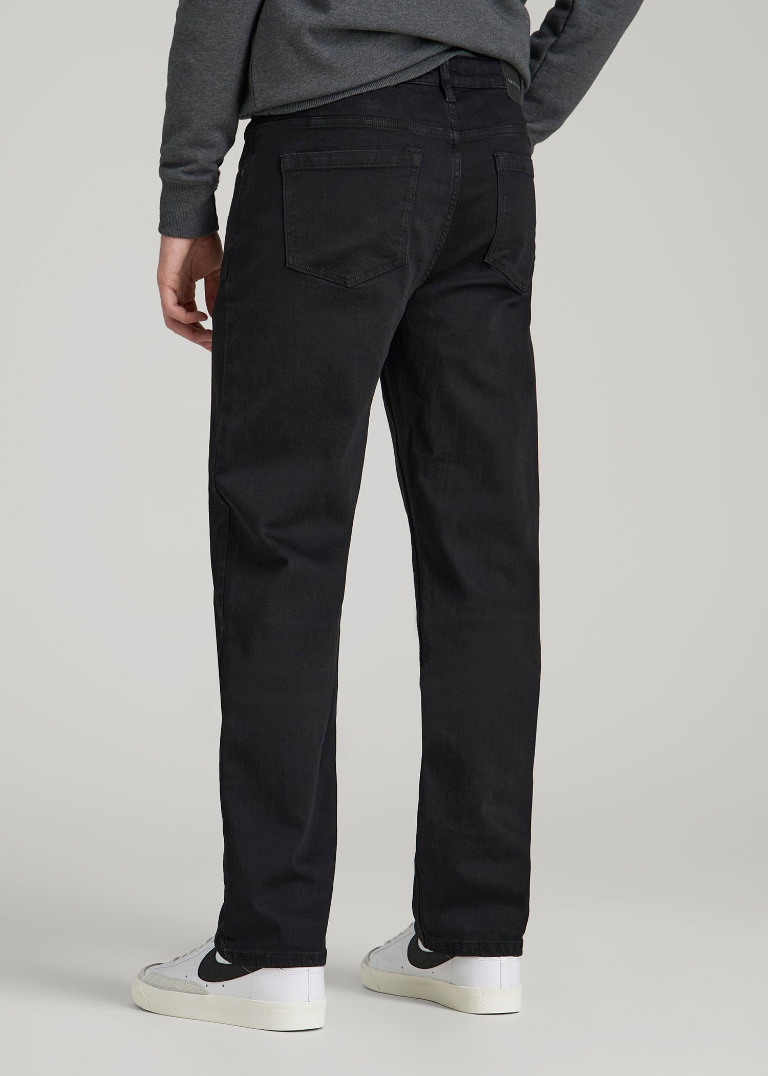 American Tall Online Shop | A.T. Basics Men's J1 Straight Fit Jeans for Tall Men in Black