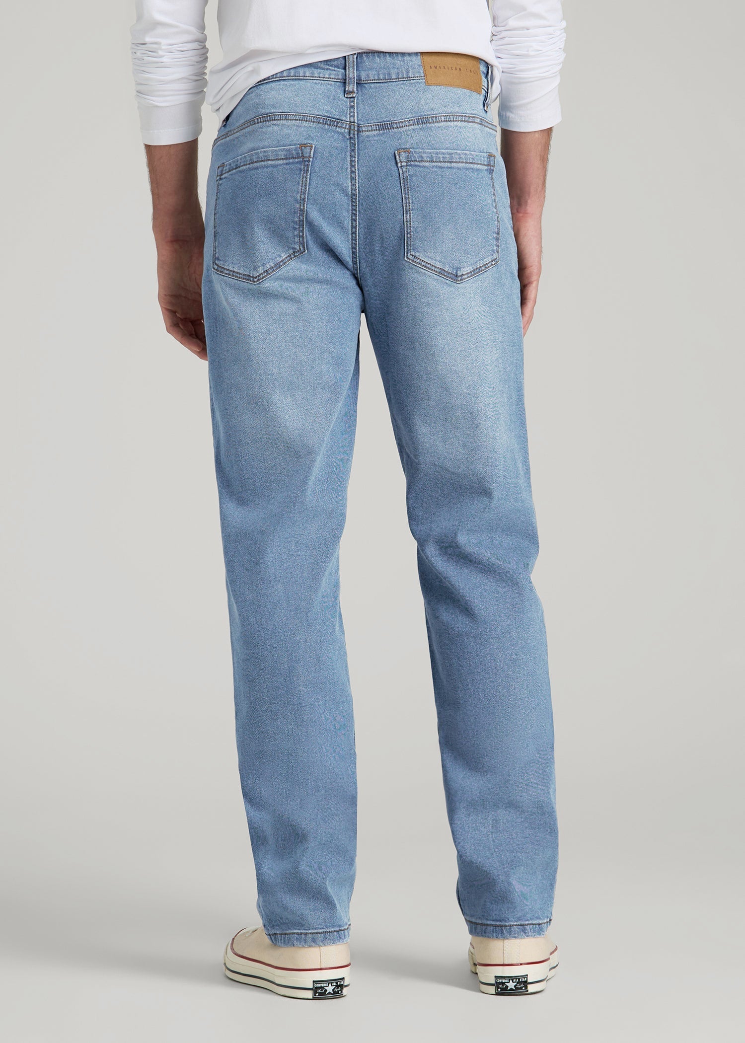 American Tall Online | A.T. Basics Men's J1 Straight Fit Jeans for Tall Men in Tufts Blue
