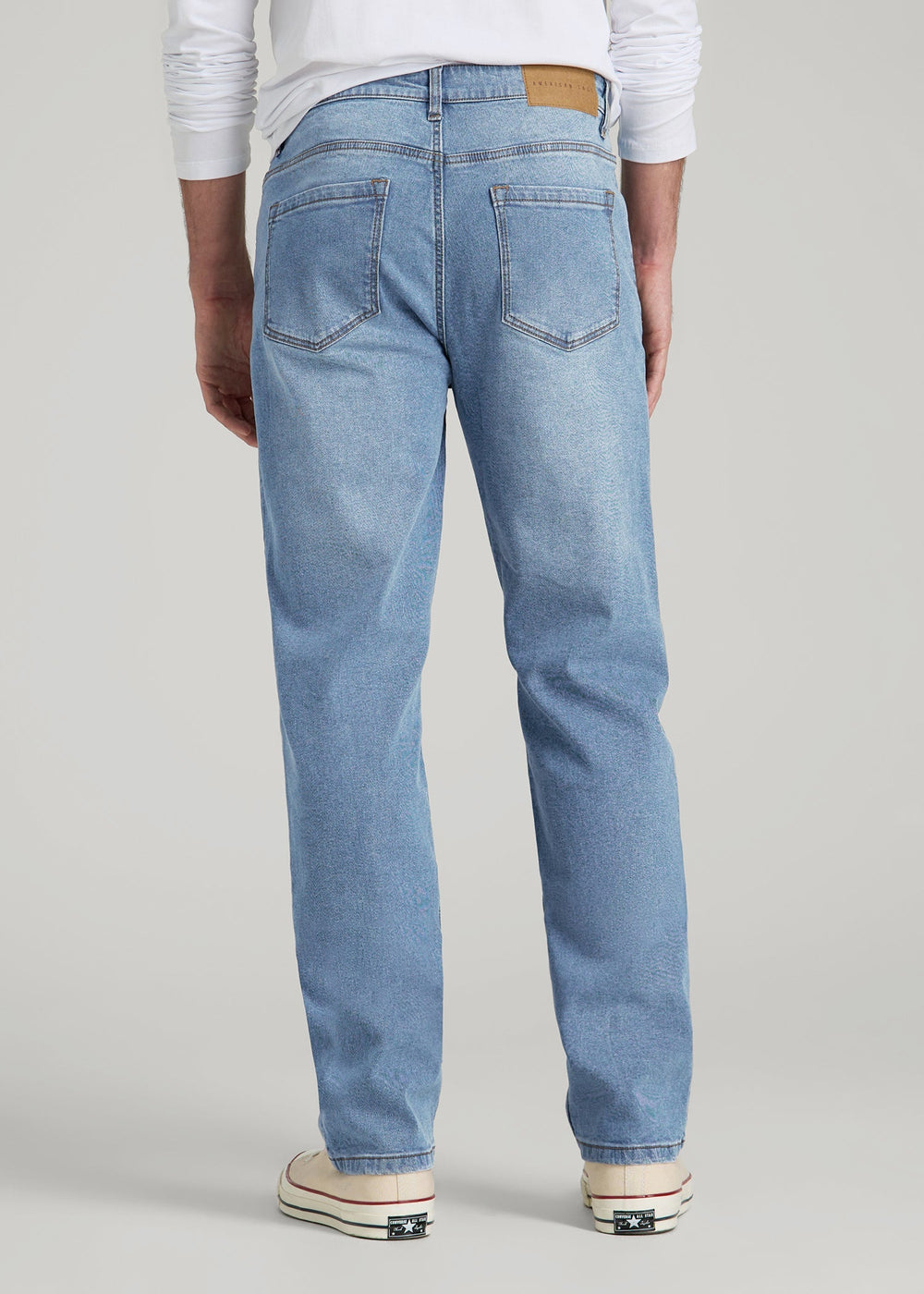 American Tall Online | A.T. Basics Men's J1 Straight Fit Jeans for Tall Men in Tufts Blue