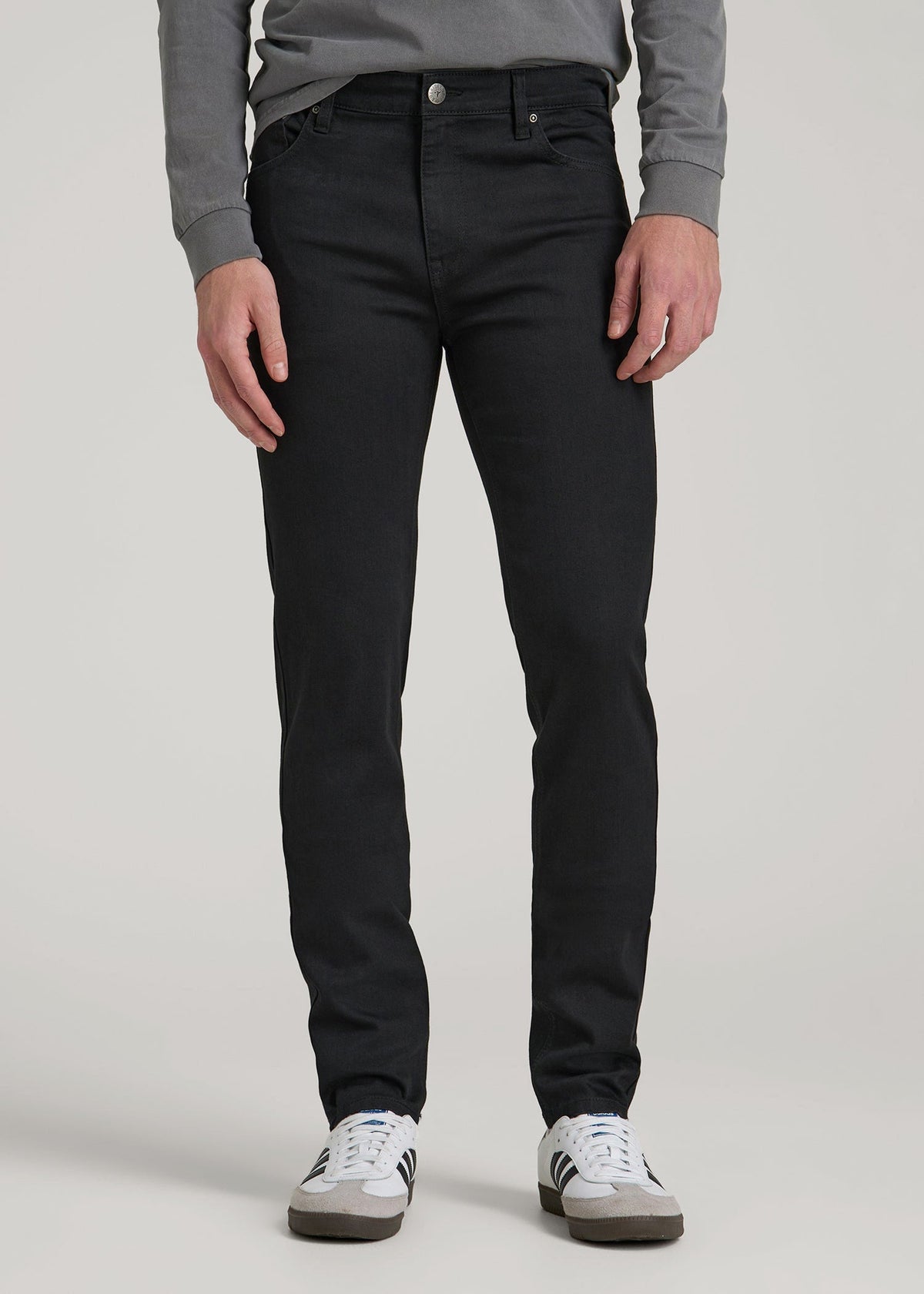 American Tall Outlet | Travis SKINNY Jeans for Tall Men in Black