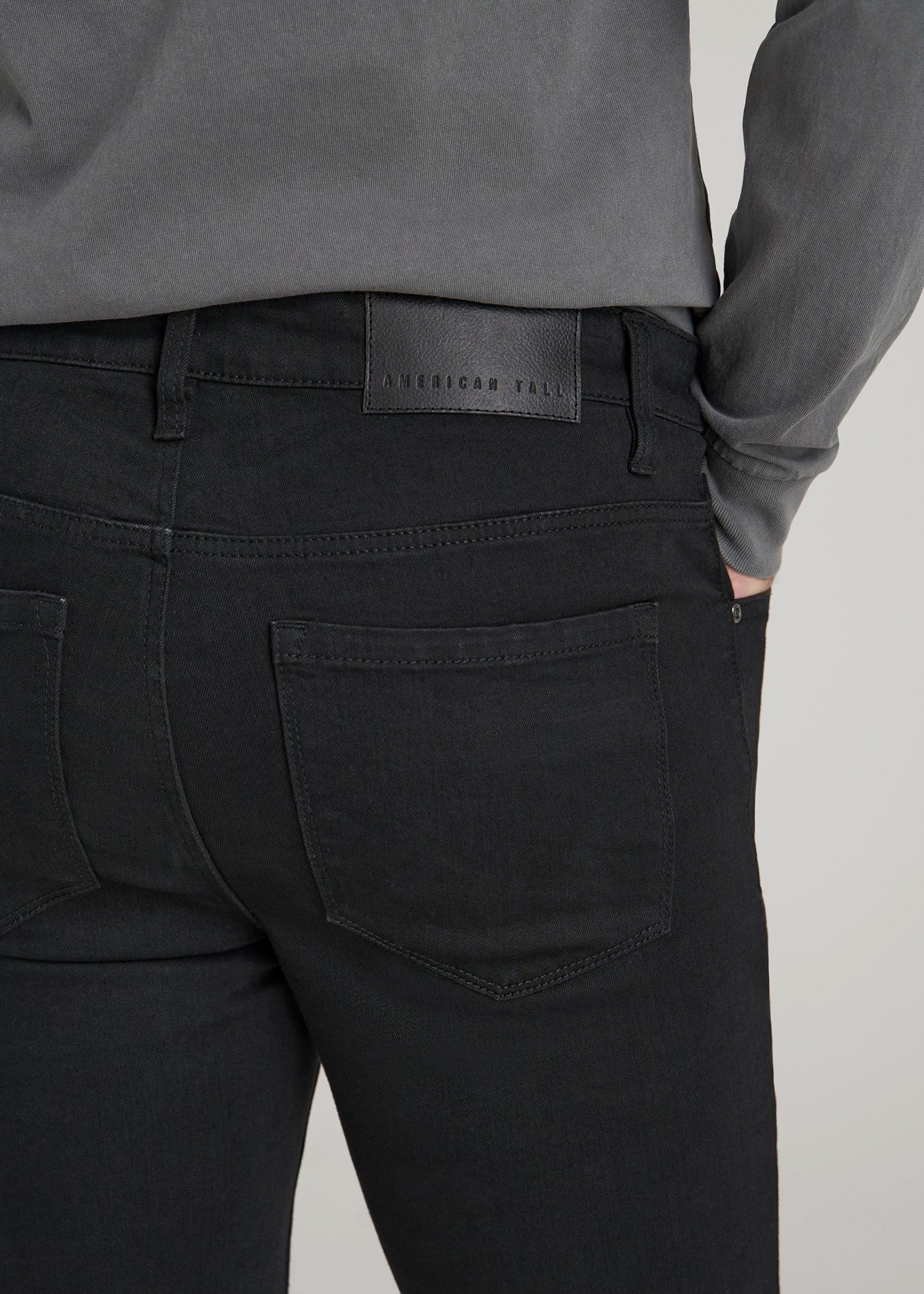 American Tall Outlet | Travis SKINNY Jeans for Tall Men in Black