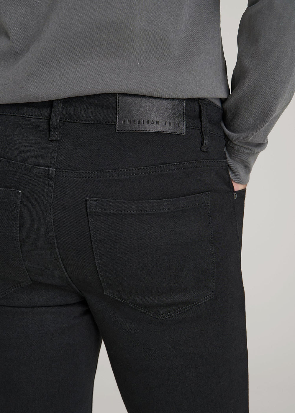 American Tall Outlet | Travis SKINNY Jeans for Tall Men in Black