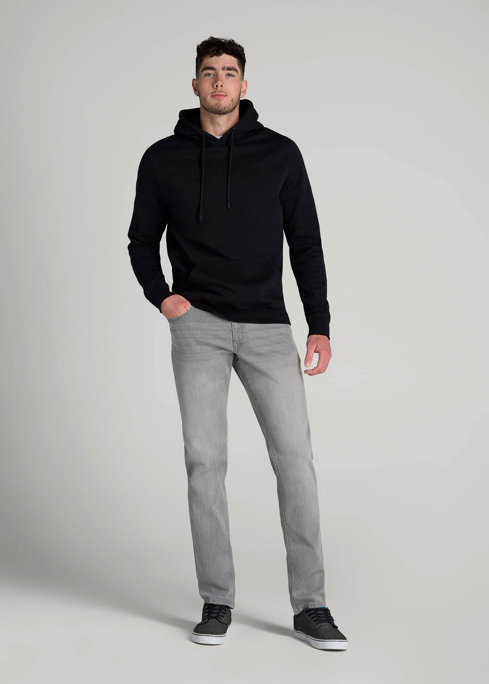 American Tall For Sale | Carman TAPERED Jeans for Tall Men in Concrete Grey