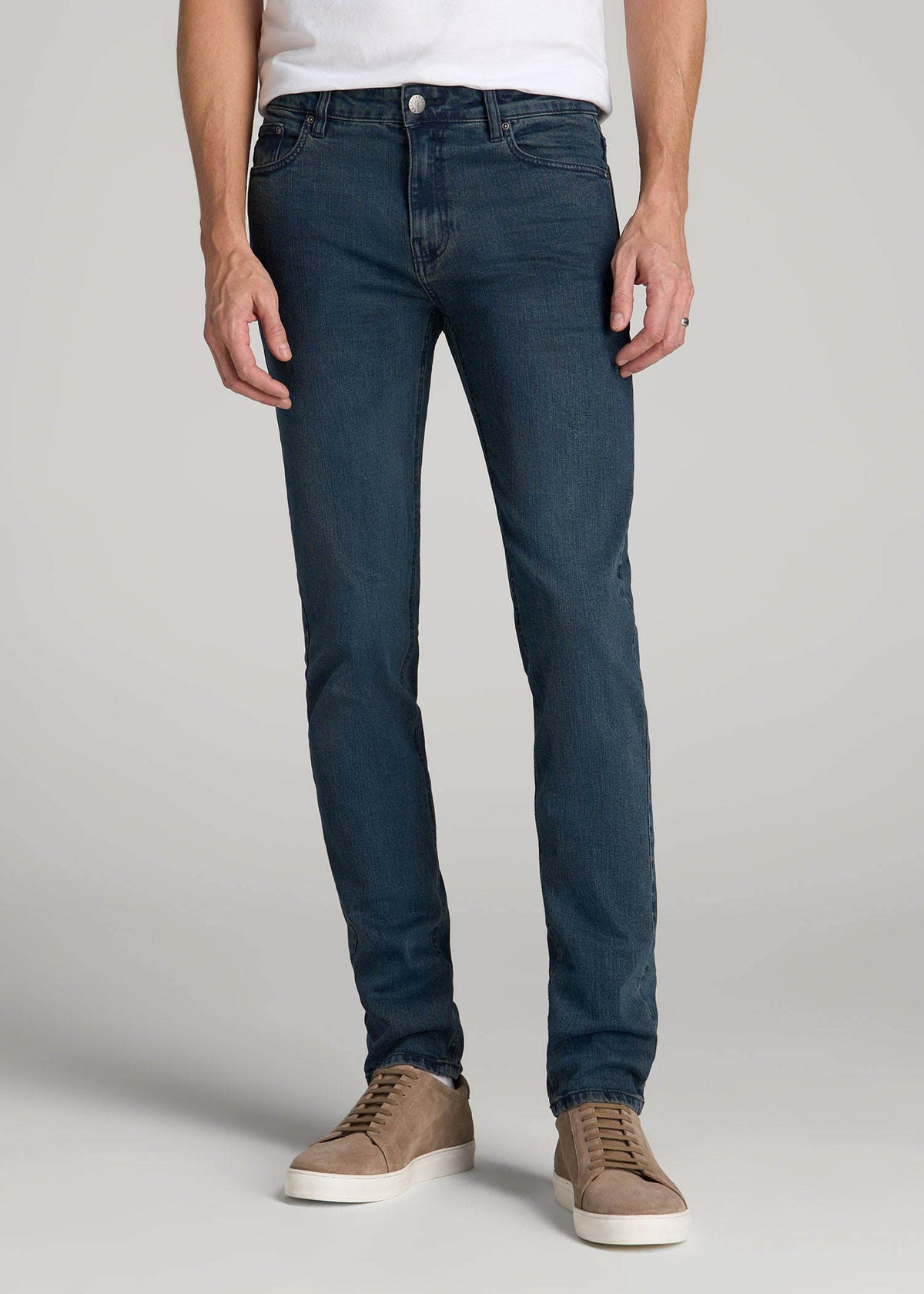 American Tall Online Shop | Dylan Slim Fit Jeans for Tall Men in Coastal Blue