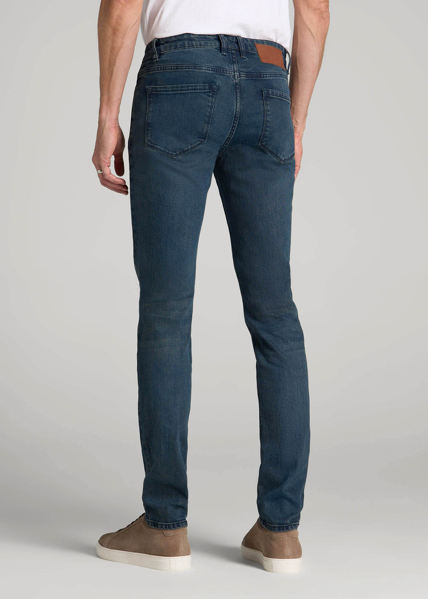 American Tall Online Shop | Dylan Slim Fit Jeans for Tall Men in Coastal Blue