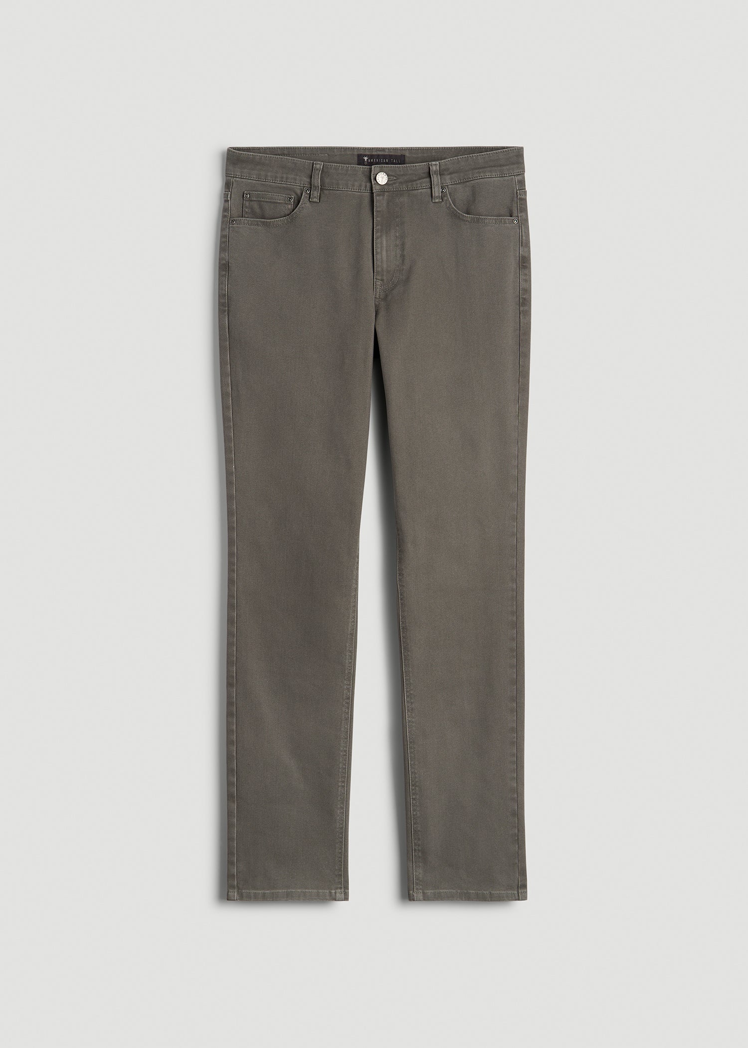 American Tall Discount | Dylan Slim Fit Colored Jeans for Tall Men in Sage