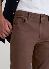 American Tall Sale | Dylan Slim Fit Colored Jeans for Tall Men in Dark Toffee