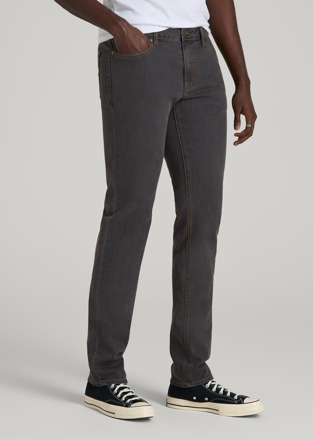 American Tall For Sale | Carman TAPERED Jeans for Tall Men in Grey