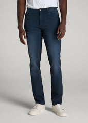 American Tall Discount | Dylan Slim Fit Jeans for Tall Men in Faded Blue Black